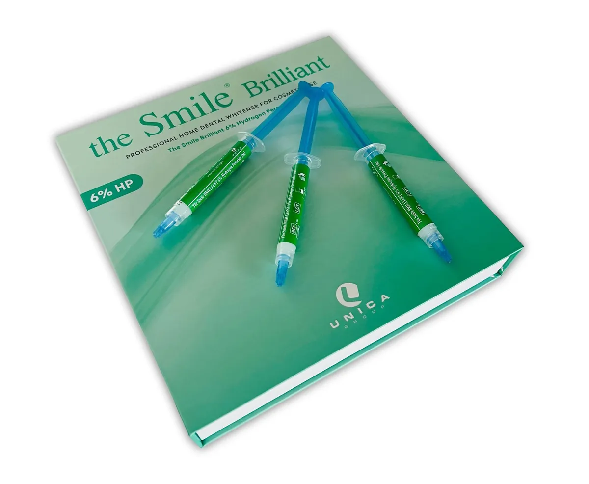 Kit The Smile Brilliant 6% con jeringas de gel de peróxido de hidrógeno